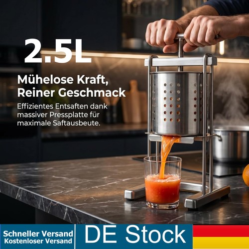 Obstpresse manuell - 2.5l,
